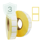 Термоэтикетка с защитным слоем 15x15, 3000 шт.