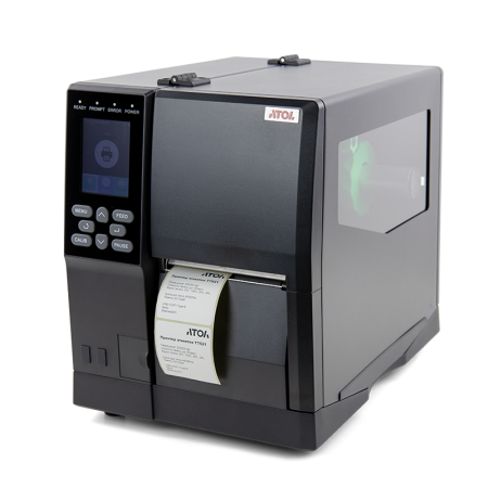 Принтер этикеток АТОЛ TT621, термотрансфертная печать, 300 dpi, USB, RS-232, Wi-Fi, Ethernet, ширина печати 104 мм, скорость печати 150 мм/с.+ отделитель этикетки со смотчиком