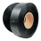 Текстильная лента, силиконовая (TPU355 Black silicone), 50мм х 100м, чёрная